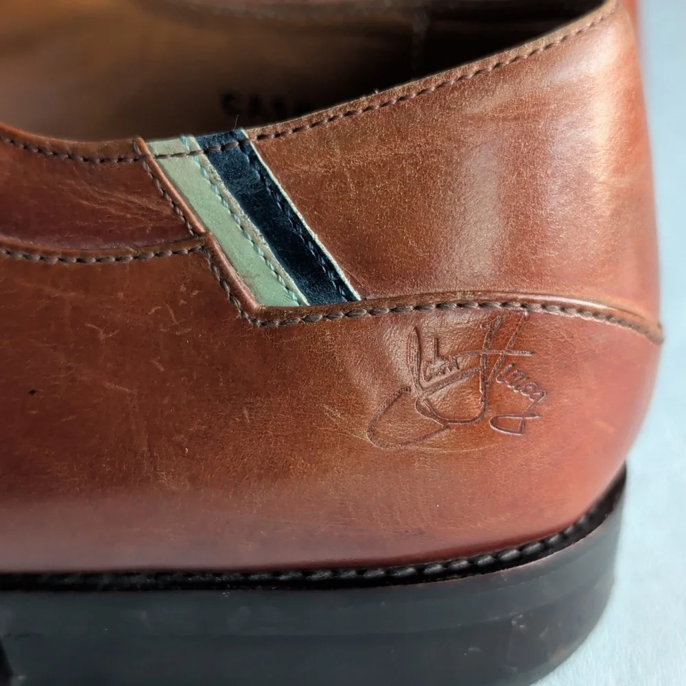 JOHN FLUEVOG Brown Leather Oxford Derby Lace Up Shoes Men's Size 11.5